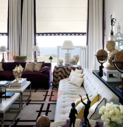 Chọn rèm cửa phòng khách đẹp cho gia đình