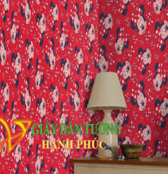 Nồng nàn với giấy dán tường màu đỏ